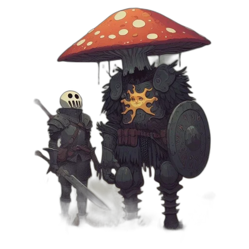 umbrella, robot, weapon, concept art transparent PNG cut-out