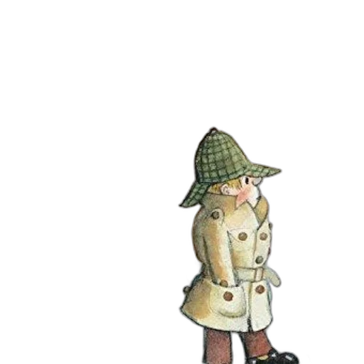 hat, staff, jacket, umbrella transparent PNG cut-out