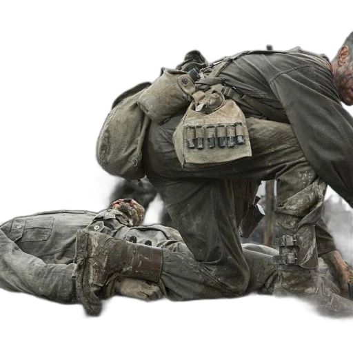 jacket, weapon, concept art, photorealistic transparent PNG cut-out