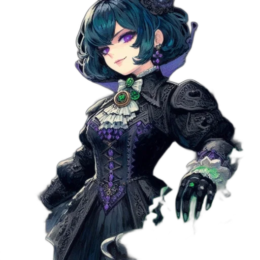 dress, robot, staff, mask transparent PNG cut-out