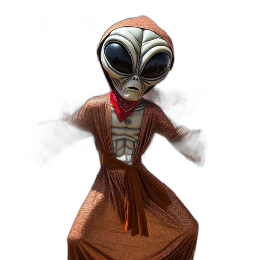 mask, dress, creature, robot transparent PNG cut-out