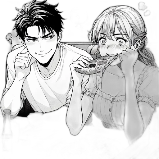 anime, cartoon, comic book art, concept art transparent PNG cut-out