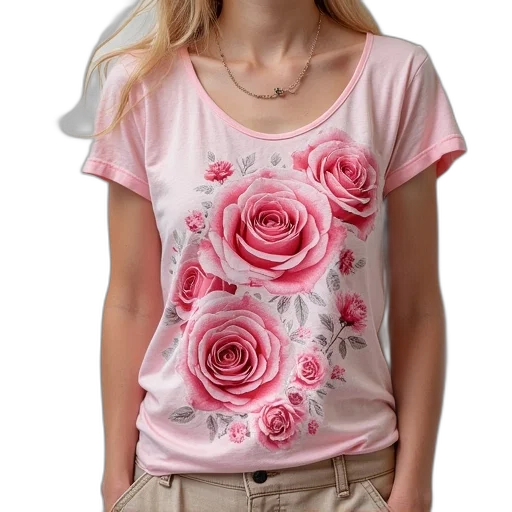 jewelry, flower, dress, photorealistic transparent PNG cut-out