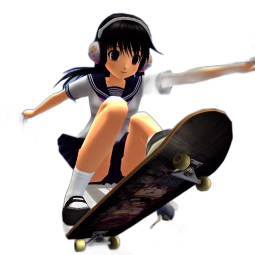 3d render, anime, concept art, photorealistic transparent PNG cut-out