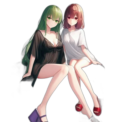 dress, shoes, pixel art, anime transparent PNG cut-out