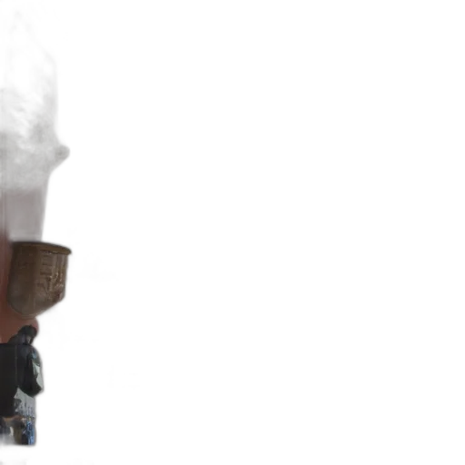 hat, mask, staff, face transparent PNG cut-out