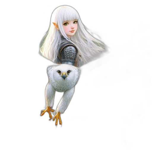 dragon, animal, hair, creature transparent PNG cut-out