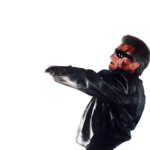 jacket, weapon, staff, 3d render transparent PNG cut-out