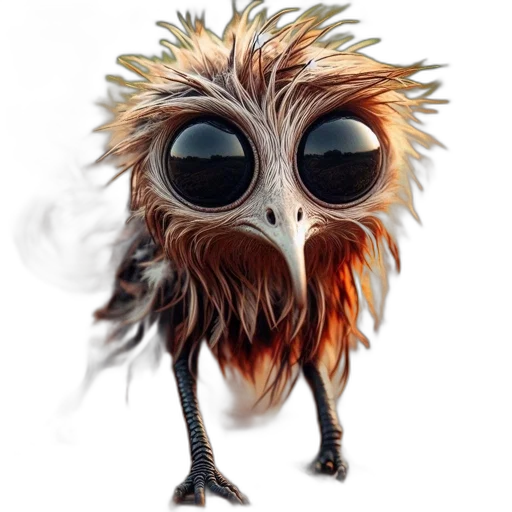 creature, animal, mask, hair transparent PNG cut-out