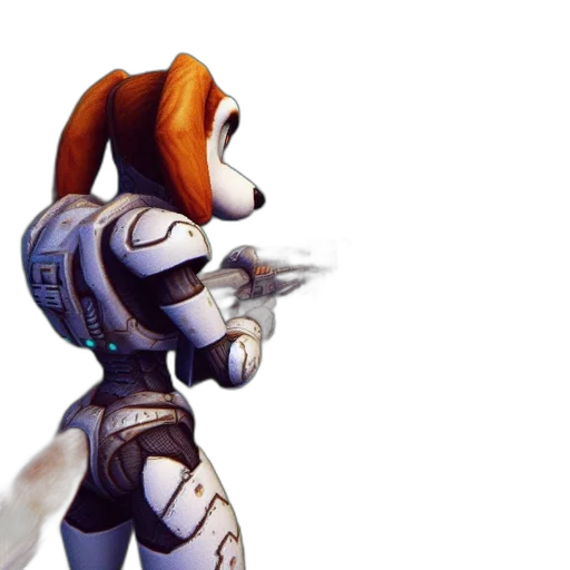 robot, weapon, staff, concept art transparent PNG cut-out
