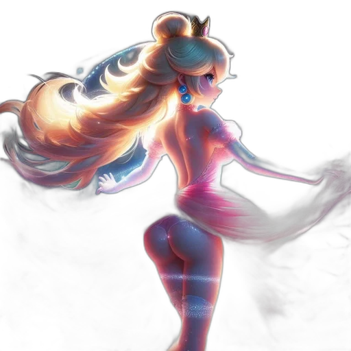 dress, hair, concept art, anime transparent PNG cut-out