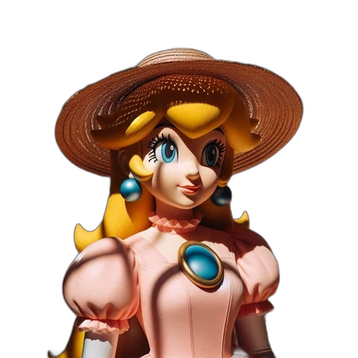 hat, dress, crown, staff transparent PNG cut-out