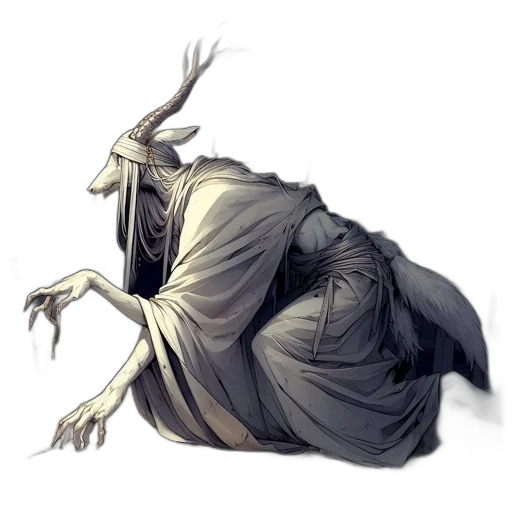 creature, mask, dragon, dress transparent PNG cut-out