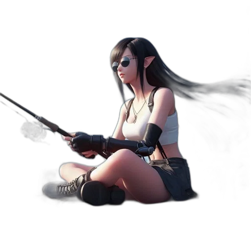 staff, weapon, sword, fantasy art transparent PNG cut-out