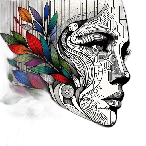 mask, face, robot, crown transparent PNG cut-out