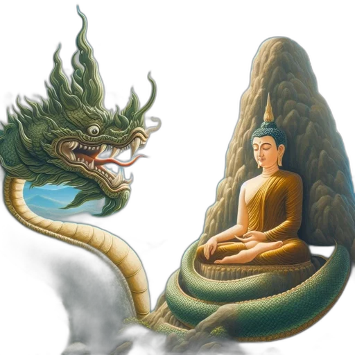 dragon, concept art, fantasy art, photorealistic transparent PNG cut-out