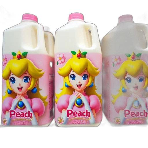 bottle, vaporwave, 3d render, store transparent PNG cut-out