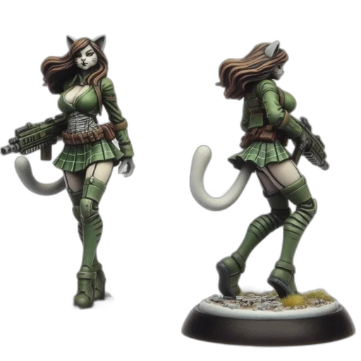 concept art, fantasy art, 3d render, miniature transparent PNG cut-out