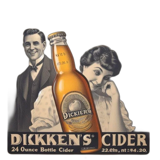 bottle, circa, 1910-1916, promotes transparent PNG cut-out