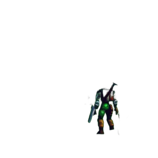 weapon, robot, sword, staff transparent PNG cut-out