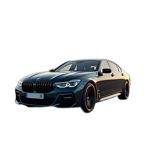 car, 3d render, photorealistic, bmw transparent PNG cut-out