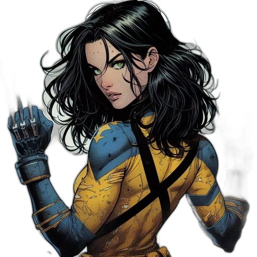 comic book art, fantasy art, concept art, cartoon transparent PNG cut-out