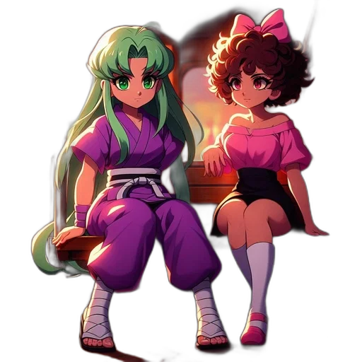 staff, anime, concept art, pixel art transparent PNG cut-out