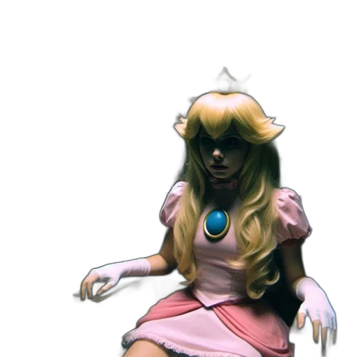 dress, staff, crown, mask transparent PNG cut-out