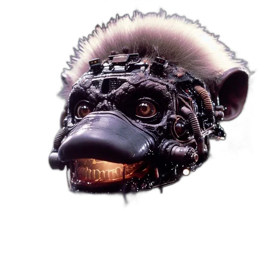 mask, animal, creature, face transparent PNG cut-out