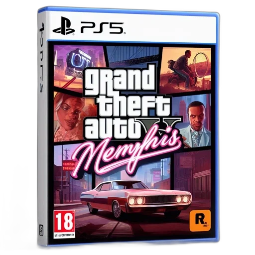 ps5, box, features, grand transparent PNG cut-out