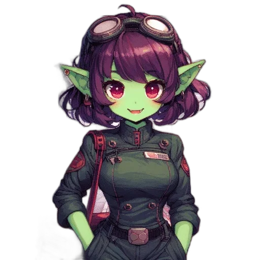 staff, creature, jacket, face transparent PNG cut-out