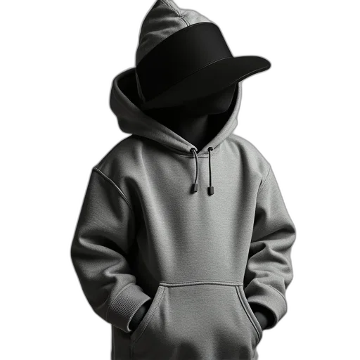 jacket, hat, staff, 3d render transparent PNG cut-out