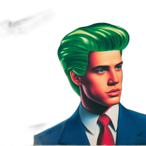 hair, face, jacket, mask transparent PNG cut-out