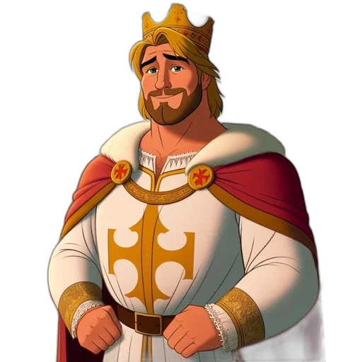 crown, sword, staff, fantasy art transparent PNG cut-out