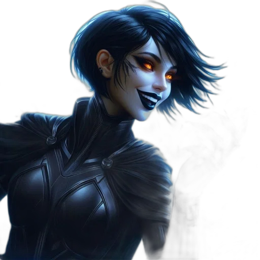 concept art, fantasy art, comic book art, cyberpunk transparent PNG cut-out