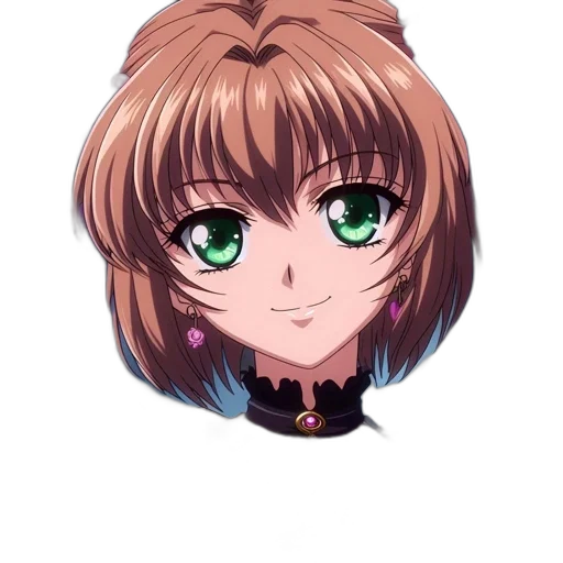 face, staff, hair, crown transparent PNG cut-out