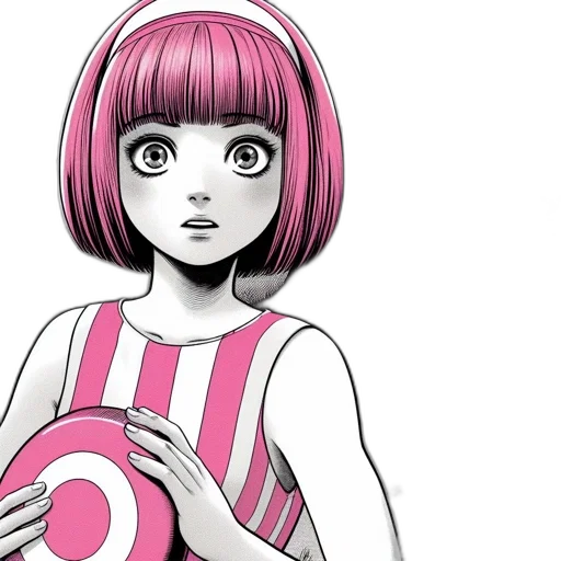 comic book art, cartoon, anime, concept art transparent PNG cut-out