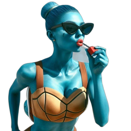 jewelry, 3d render, concept art, cyberpunk transparent PNG cut-out