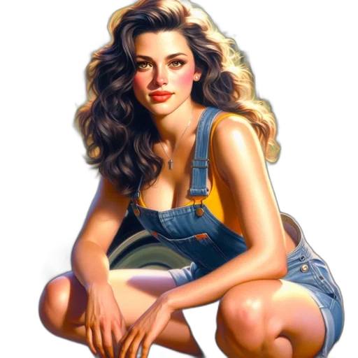 dress, jewelry, photorealistic, oil painting transparent PNG cut-out