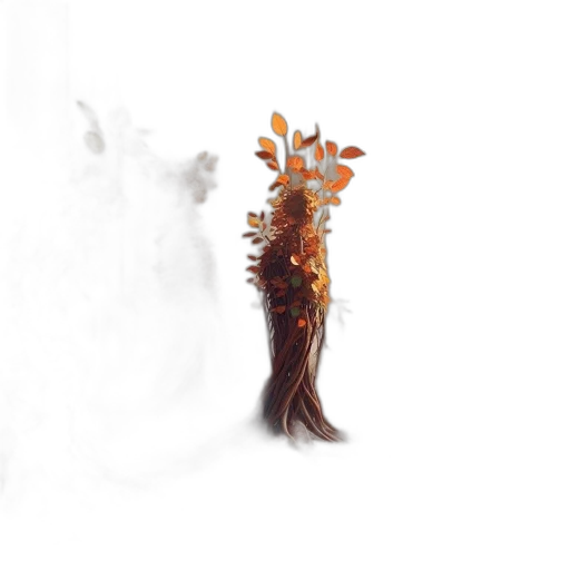 crown, flower, creature, tree transparent PNG cut-out