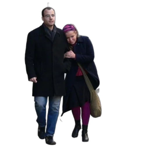 jacket, umbrella, hat, snow transparent PNG cut-out