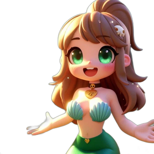 dress, crown, creature, pixel art transparent PNG cut-out