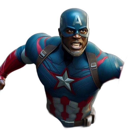 comic book art, concept art, 3d render, individual transparent PNG cut-out