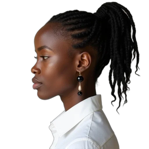 jewelry, hair, face, staff transparent PNG cut-out