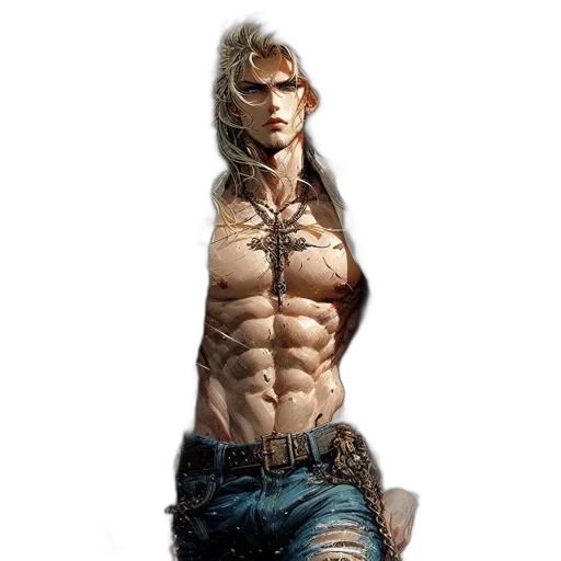 concept art, cyberpunk, fantasy art, comic book art transparent PNG cut-out