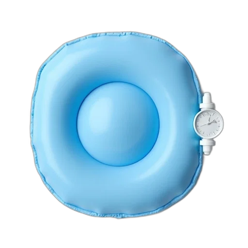 jewelry, crown, blue, inflatable transparent PNG cut-out