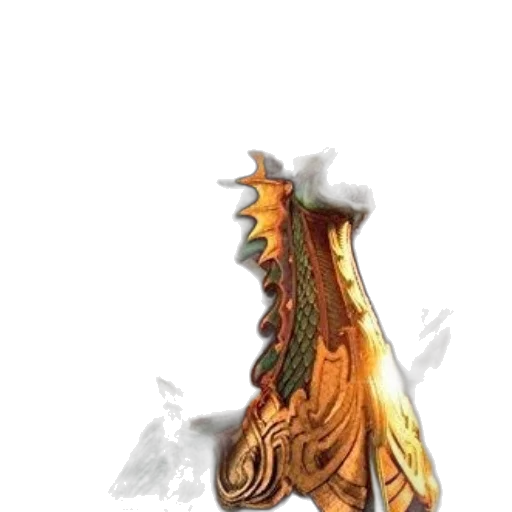 dragon, staff, crown, hat transparent PNG cut-out