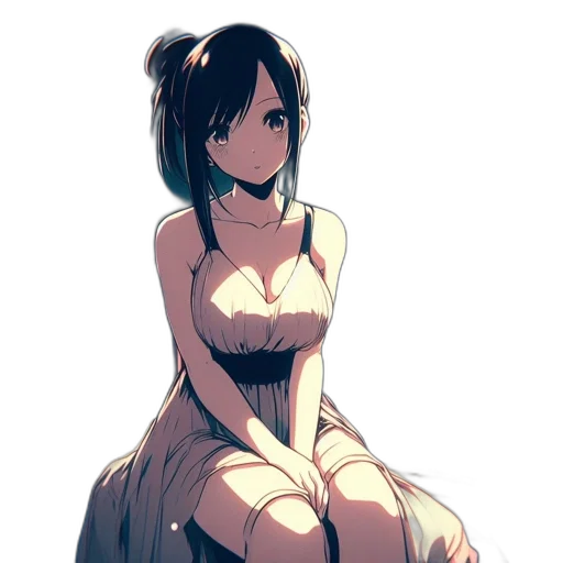 dress, robot, face, flower transparent PNG cut-out
