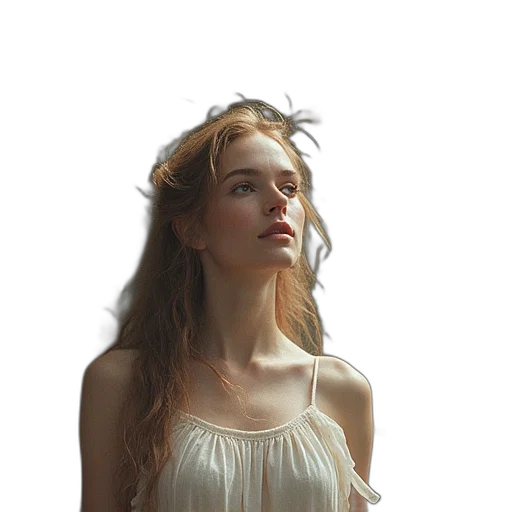 dress, crown, hair, jewelry transparent PNG cut-out