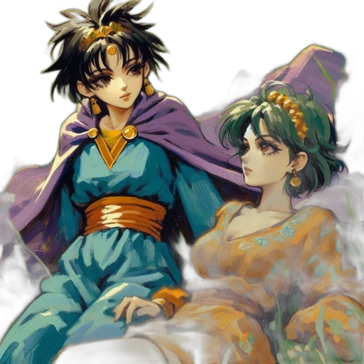 concept art, fantasy art, anime, pixel art transparent PNG cut-out